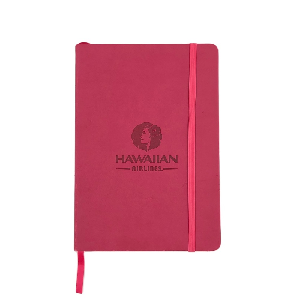 Hawaiian Airlines Limited Edition Leeman Pink Engraving Journal Notebook